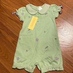 NWT Gymboree Botanical babies Romper 3/6 months